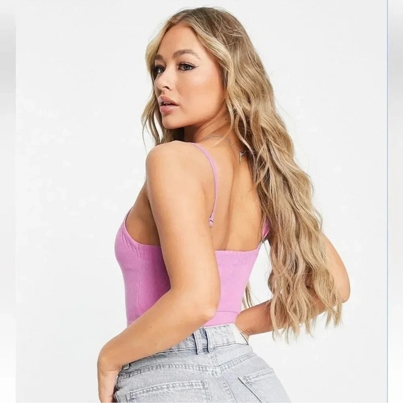 Calvin Klein Jeans Ribbed Adjustable Bralette - Picture 3 of 7